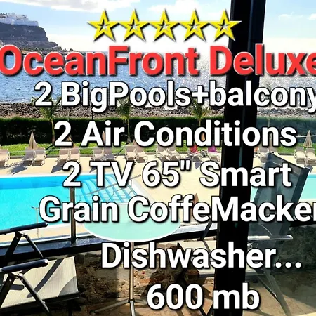 Apartment Oceanfront Deluxe 3 Cura-tauro-amadores, 2 Airconditioners, 2tv-65 Smart Playa Del Cura (Gran Canaria)