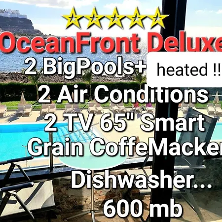 Oceanfront Deluxe 3 Cura-tauro-amadores, 2 Airconditioners, 2tv-65 Smart Playa Del Cura (Gran Canaria)